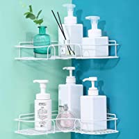 YUNKE Estanteria Baño Ducha- Estantes de Baño- Carrito de Ducha con Adhesivo de Acero Inoxidable a Prueba de Herrumbre…